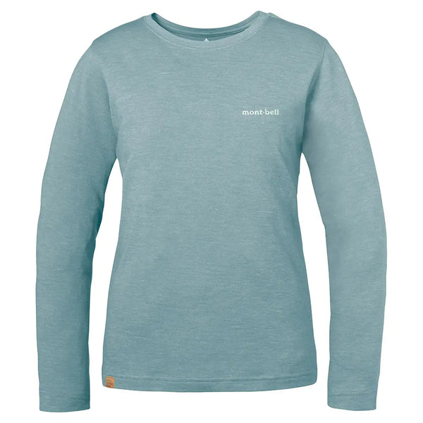 Women's Plain Long Sleeve Wool Blend Sweater – 50% Wool, 50% Acrylic, Round Neck, Lightweight & Warm