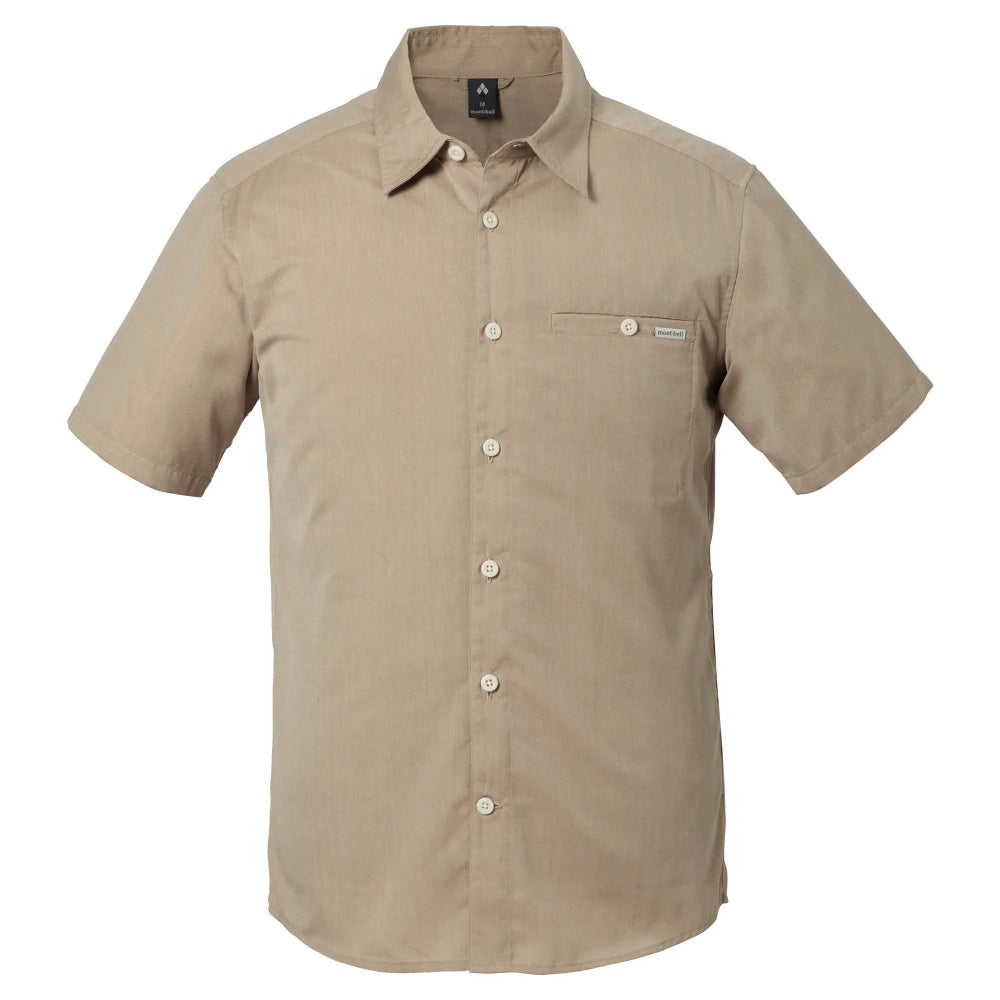 Montbell Wickron Light Single Pocket Short Sleeve Shirt Men's
