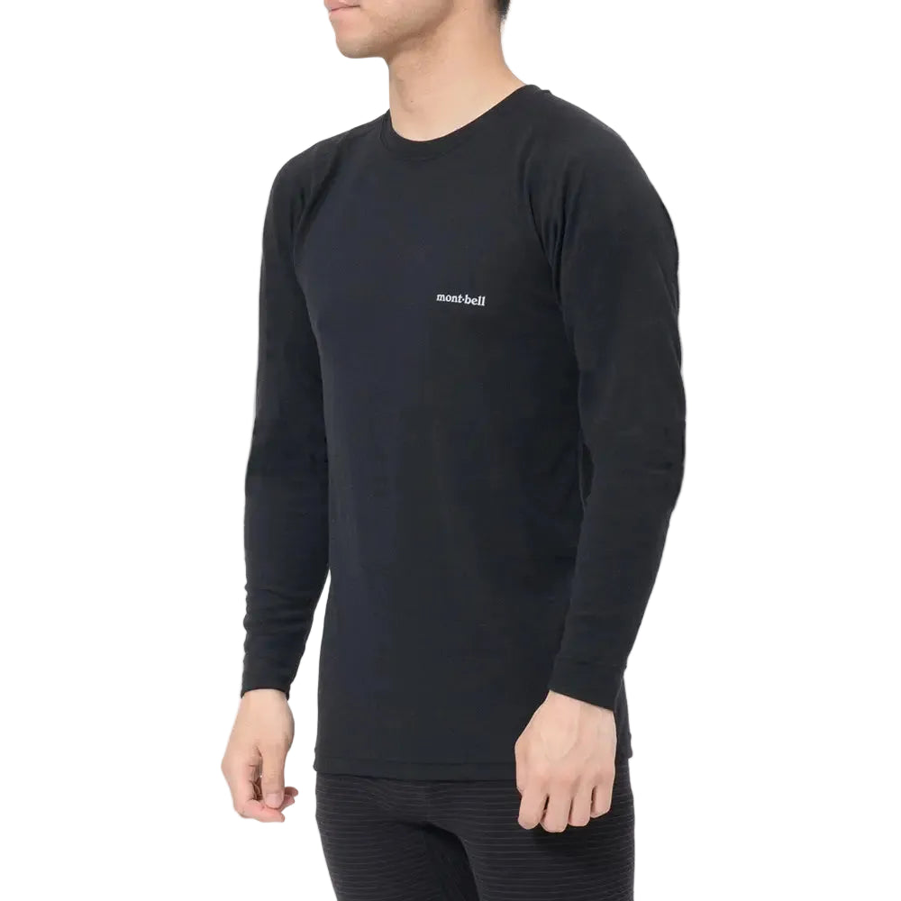 Montbell Super Merino Wool Middle Weight Round Neck Shirt Men's