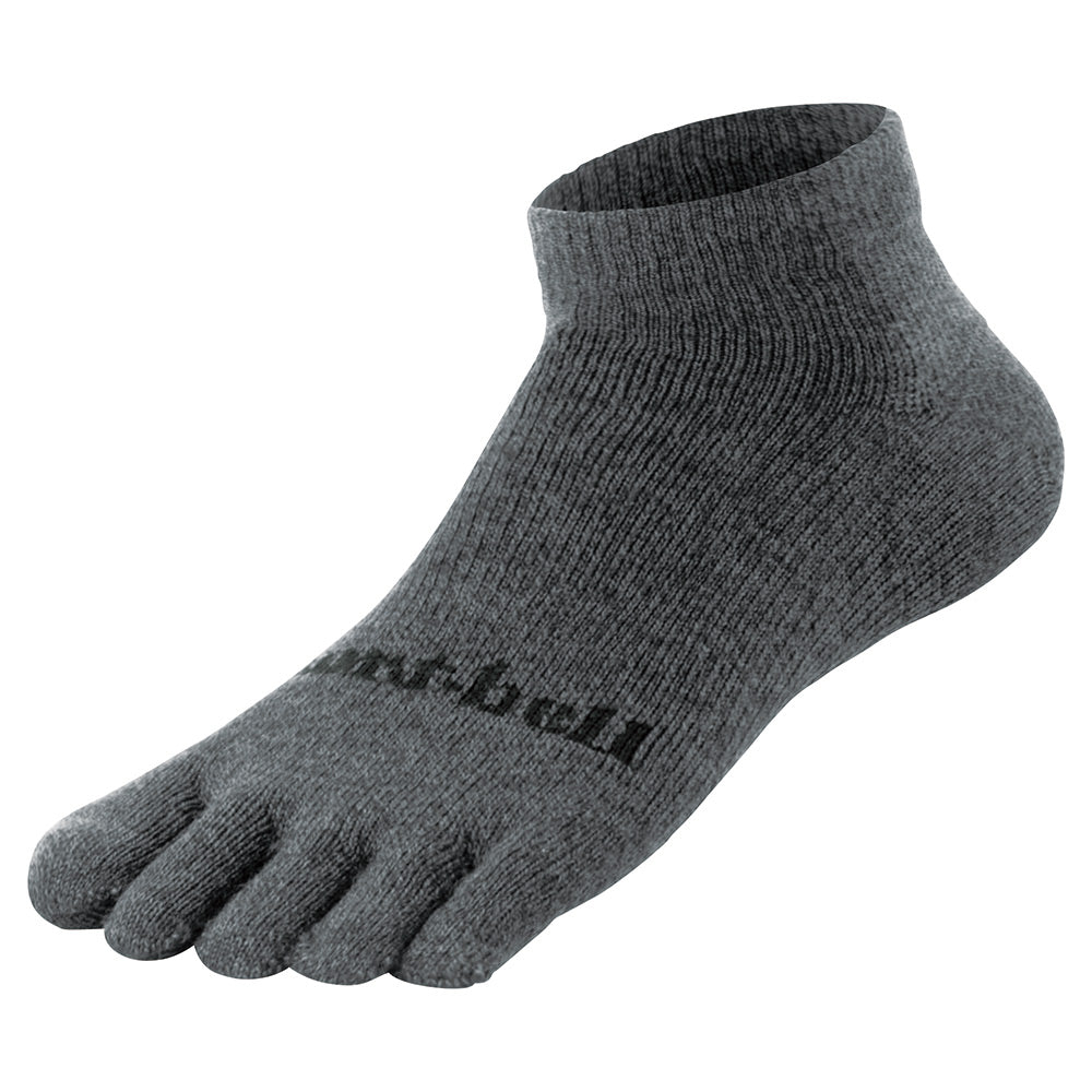 Montbell Merino Wool Travel 5 Toe Ankle Socks