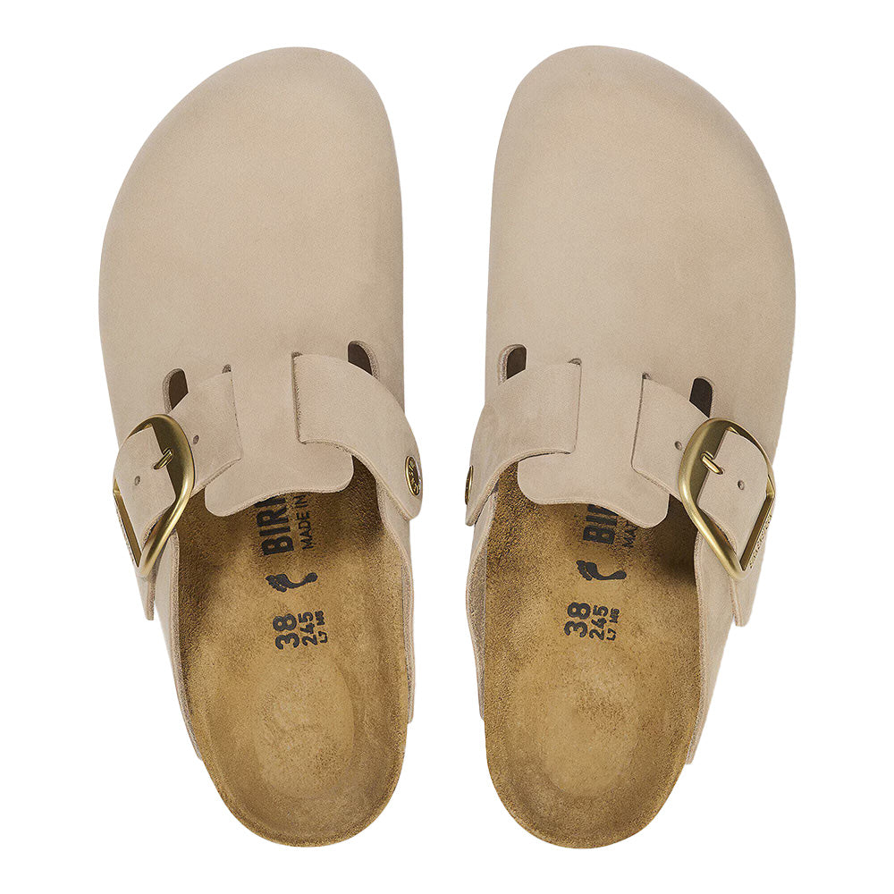 Birkenstock Boston Big Buckle Nubuck Leather