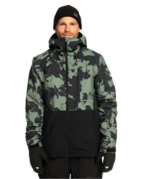 Quiksilver Mens Mission Printed Block Jacket