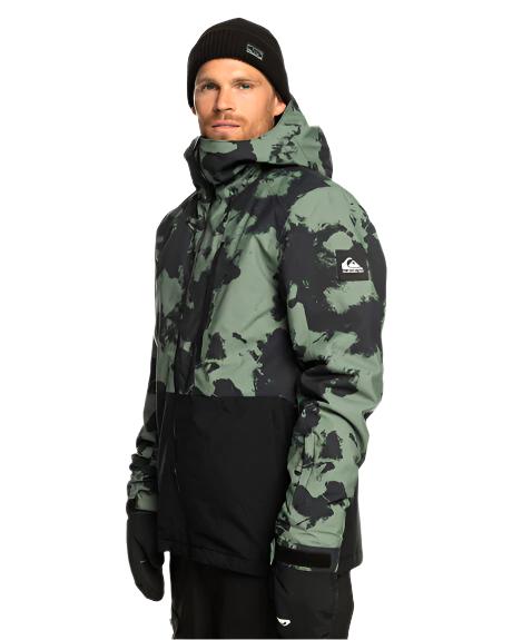 Quiksilver Mens Mission Printed Block Jacket