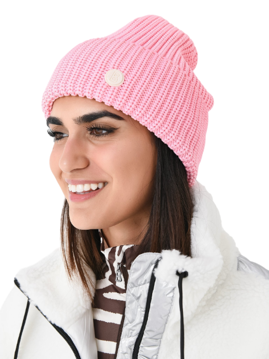 Bogner Orange Katarina Beanie Hat OS Bogner | Accessories | Bogner Orange Katarina Beanie Hat Os  main image 4