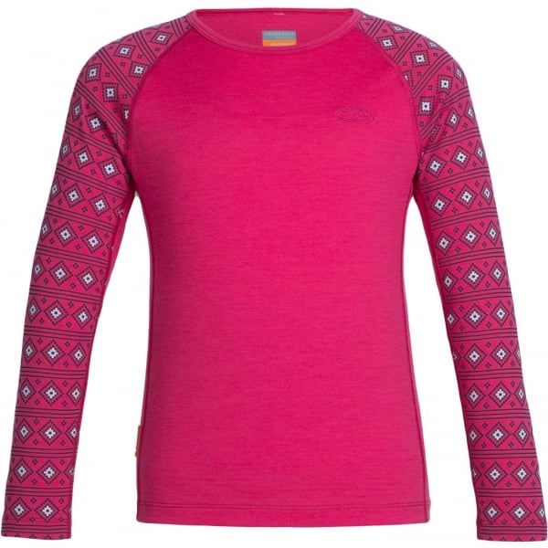 Icebreaker Kids 200 Oasis LS Crewe