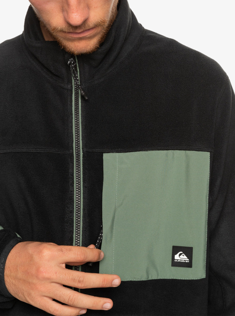 Quiksilver Mens Peak Point FZ Fleece