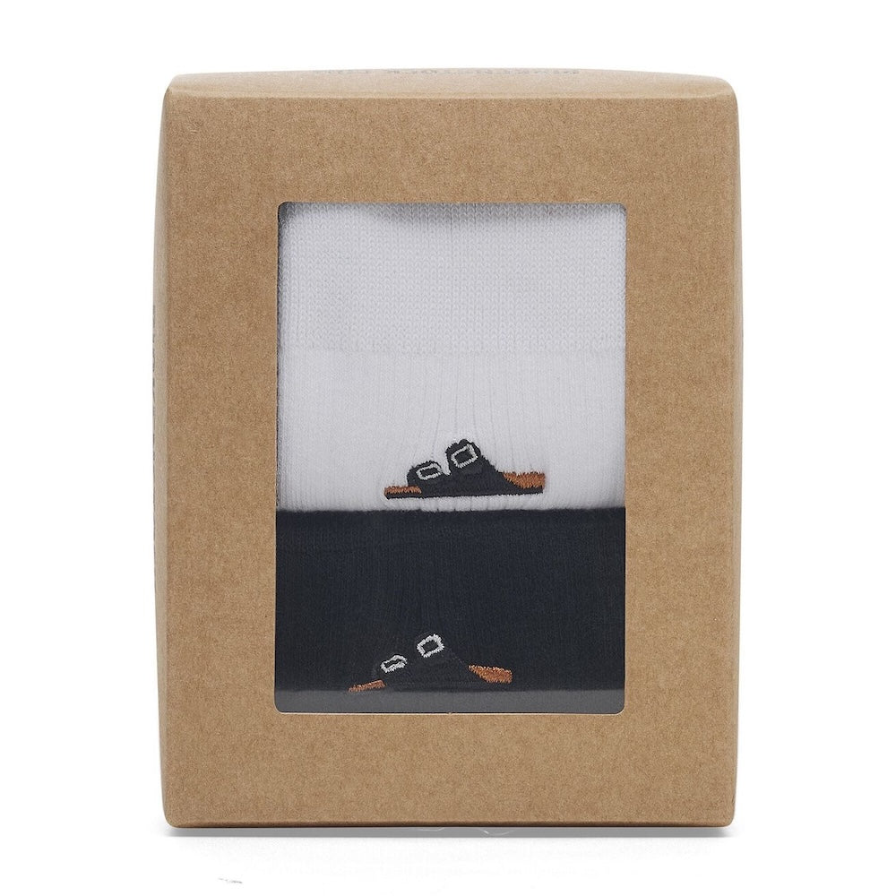 Birkenstock 2 Pack Cotton Ribbed Socks