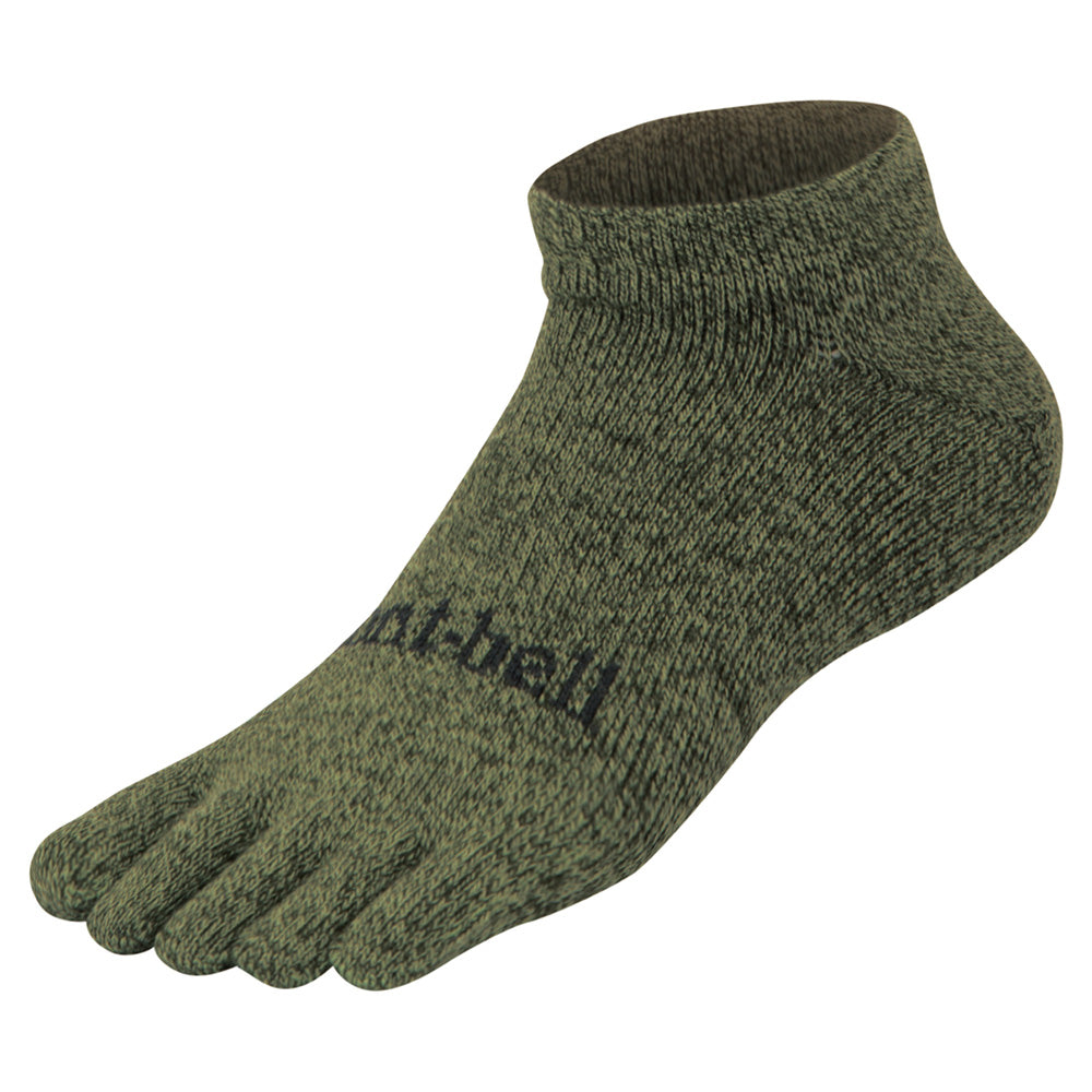 Montbell Merino Wool Travel 5 Toe Ankle Socks