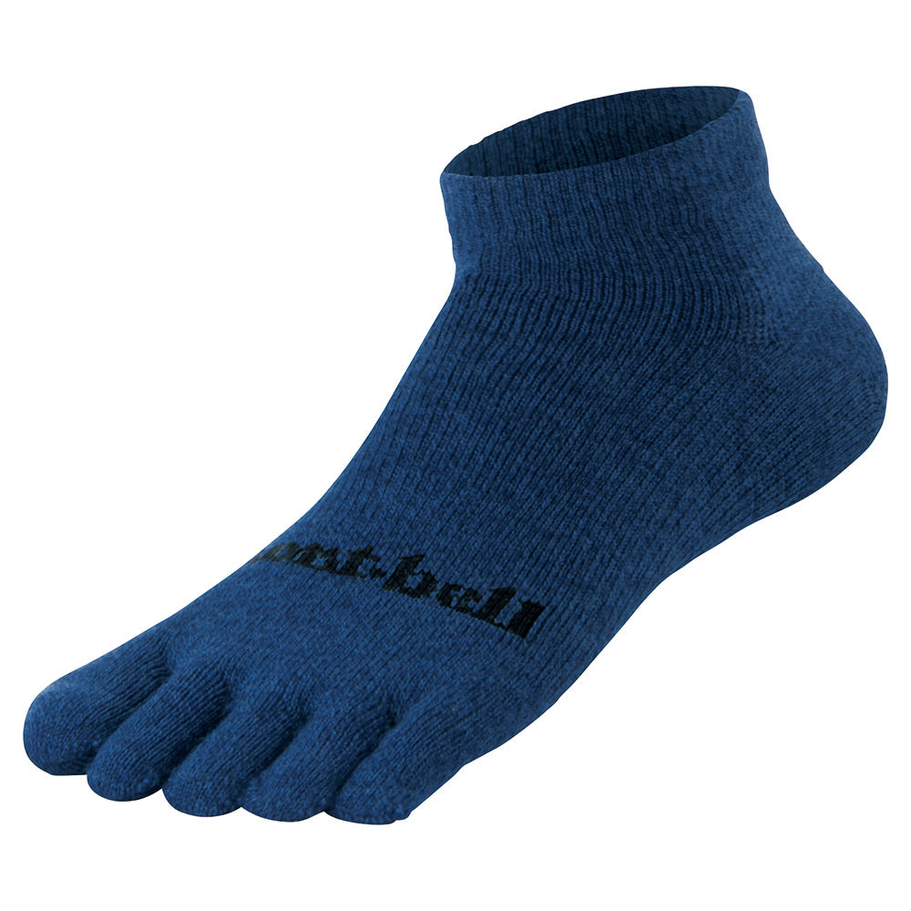Montbell Merino Wool Travel 5 Toe Ankle Socks