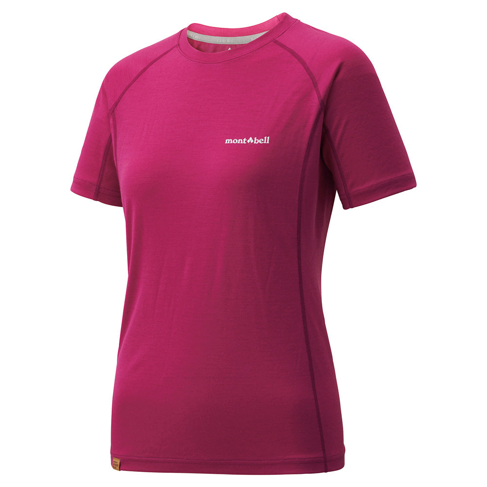 Montbell Womens Merino Wool Plus Light T