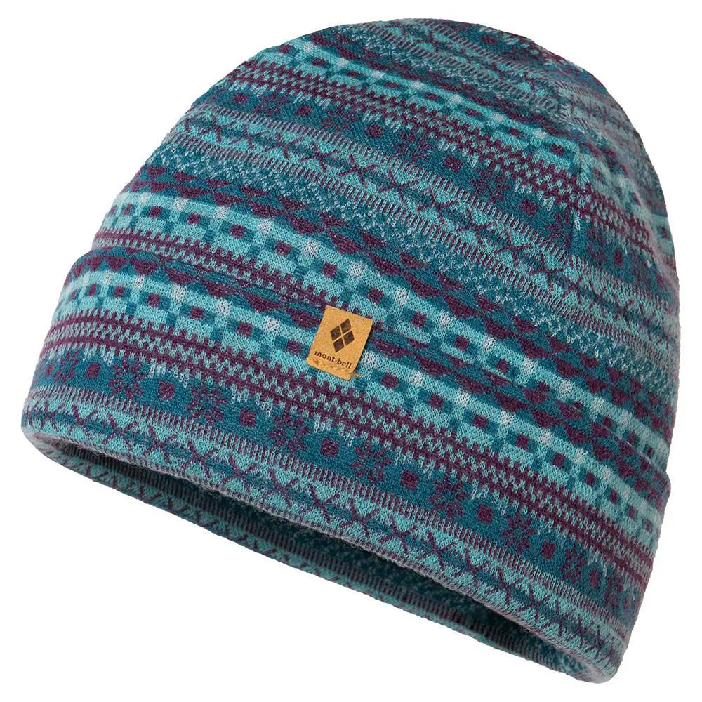 Montbell Merino Wool Jacquard Warmer Cap