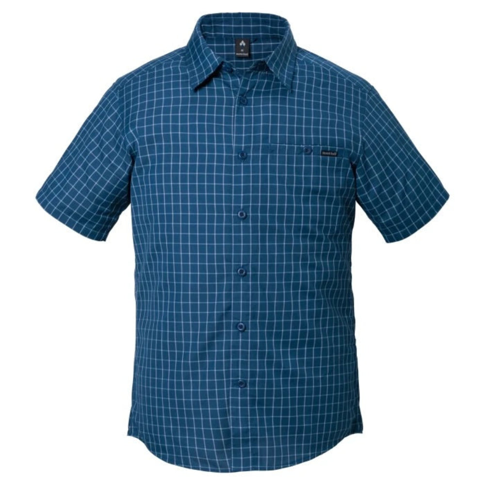 Montbell Wickron Light Single Pocket Short Sleeve Shirt Men's
