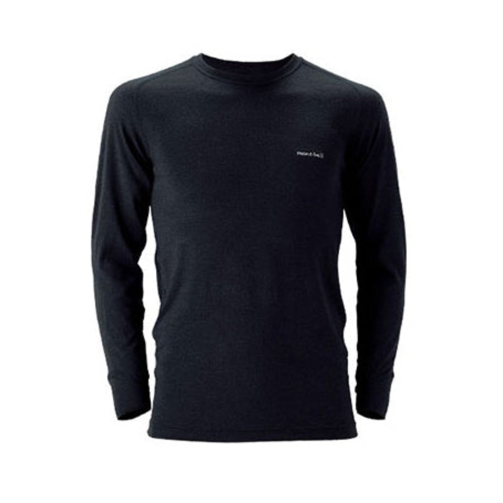 Montbell Super Merino Wool Middle Weight Round Neck Shirt Men's