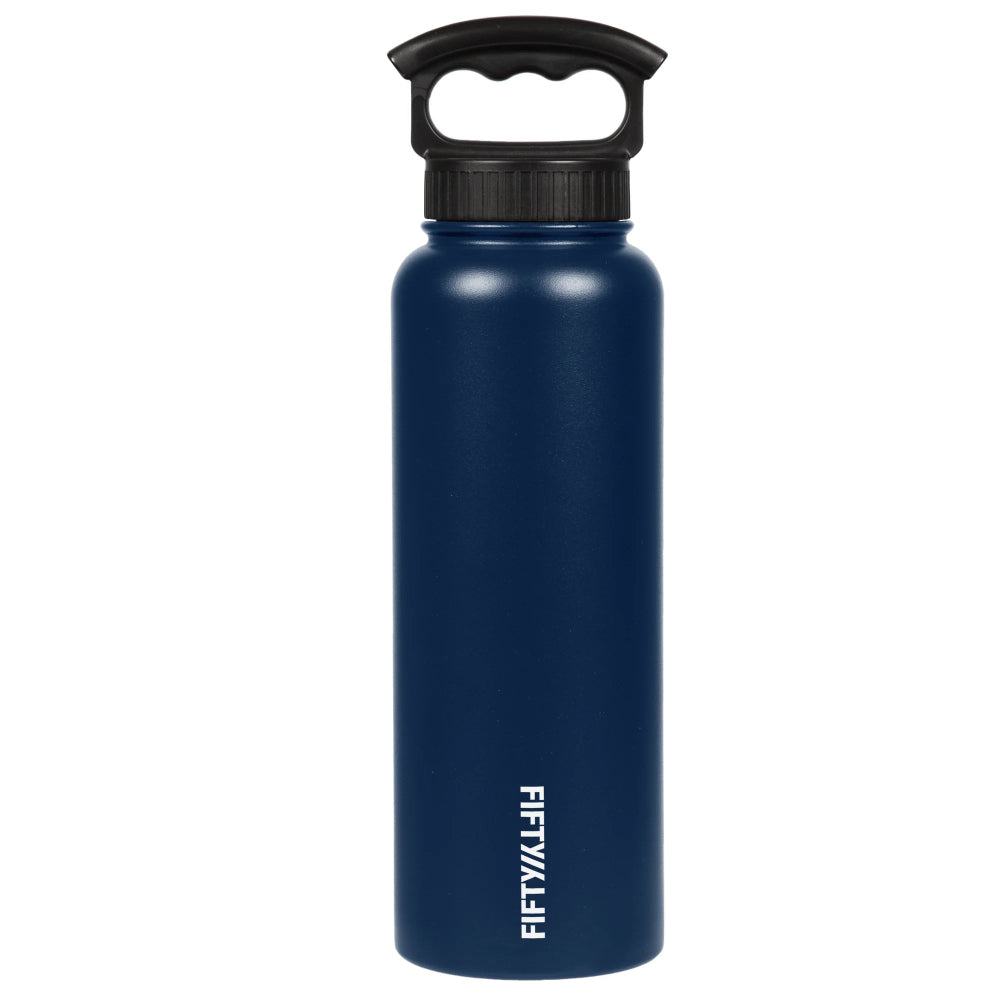 Fifty Fifty 40oz/1.1L Bottle w 3 Finger Holder Lid