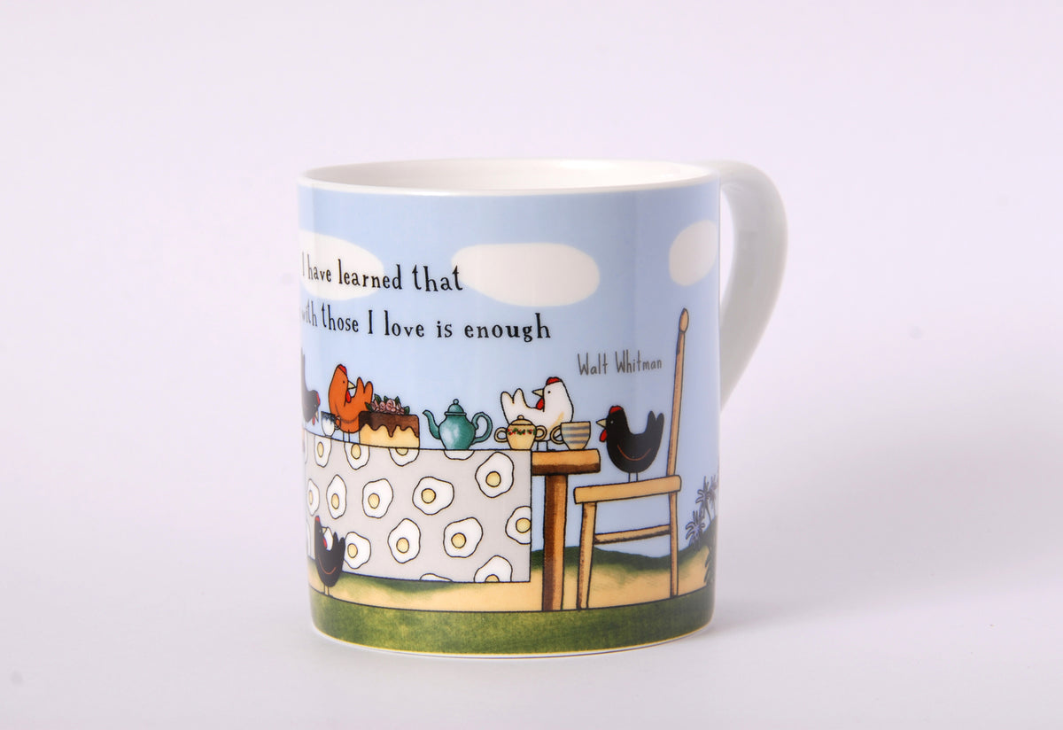 Red Tractor Bone China Cup Large