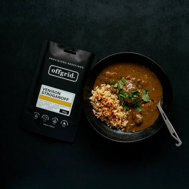 Offgrid Venison Stroganoff
