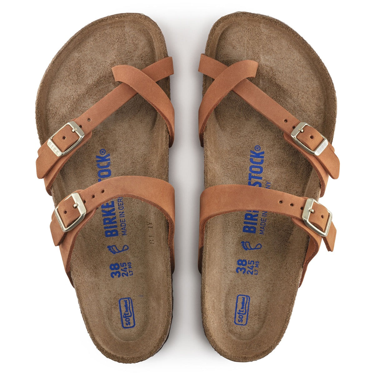 Birkenstock Mayari Soft Footbed Nubuck Leather - Larry Adler
