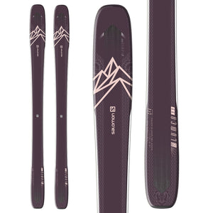 salomon geisha skis women& 39 QST Lux 92 The poplar core provides good vibration absorption while the C/FX reinforcement provides stability and power Salomon QST Lux 92 Flat