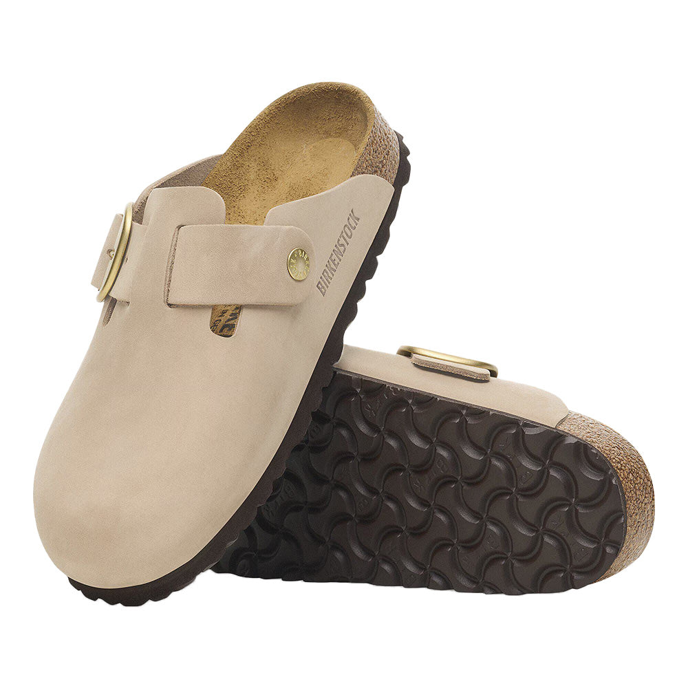 Birkenstock Boston Big Buckle Nubuck Leather