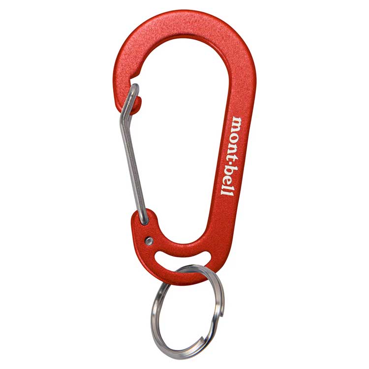 Montbell Aluminium Key Carabiner #1 Vermillion