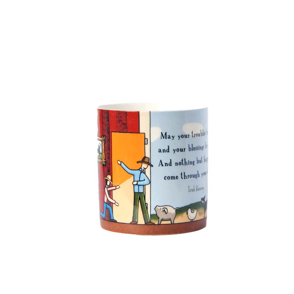 Red Tractor Bone China Cup Large