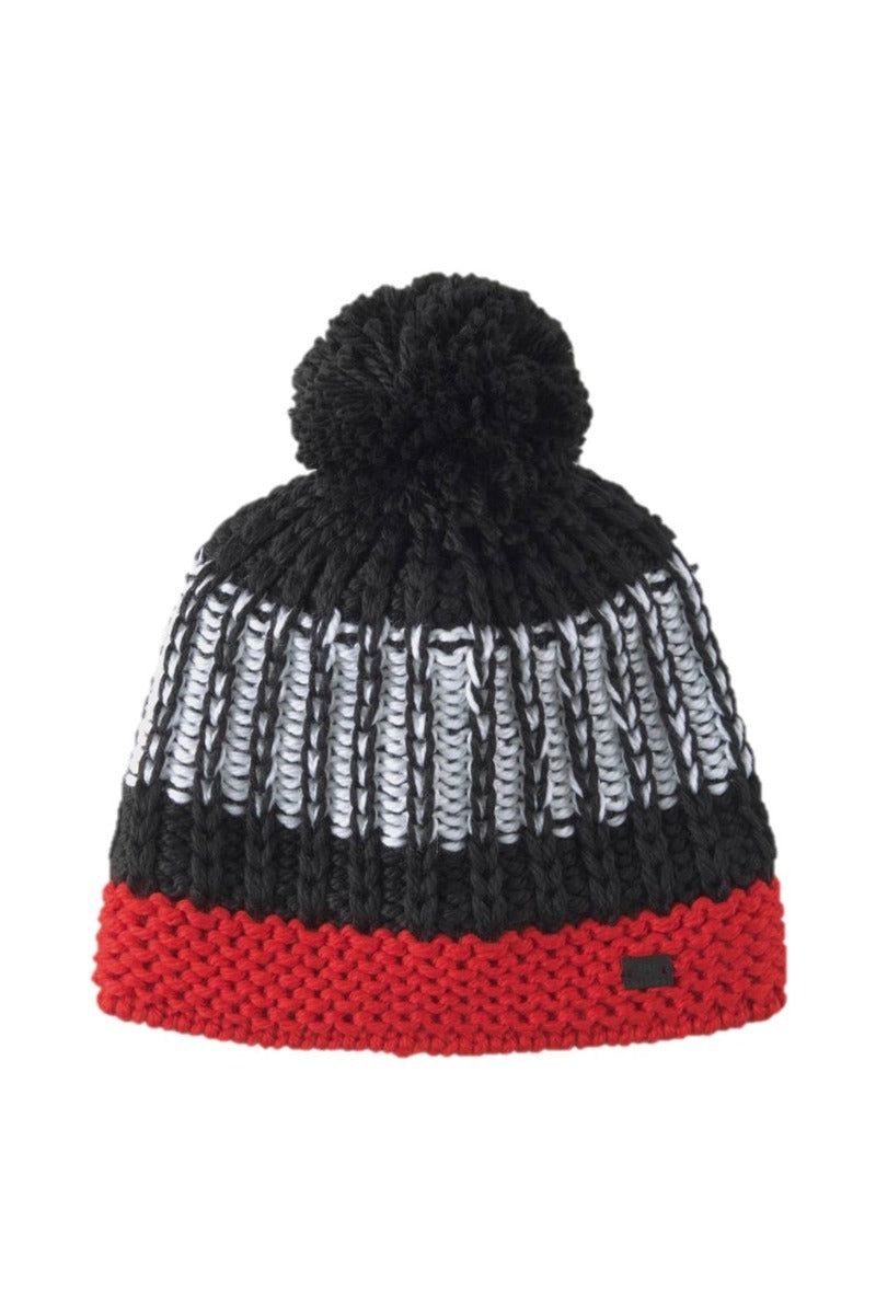 Bogner Black Pom-Pom Cable Knit Hat Bogner Rania Womens Hat in Black main image 2